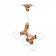 Suspension ADN Molécule 5 globes