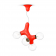 Suspension ADN Molécule 5 globes