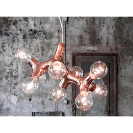 Suspension ADN Molécule 9 globes bis