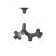 Suspension ADN Molécule 9 globes bis