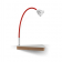 Etagère en aluminium avec lampe Athena Design Dr Watson