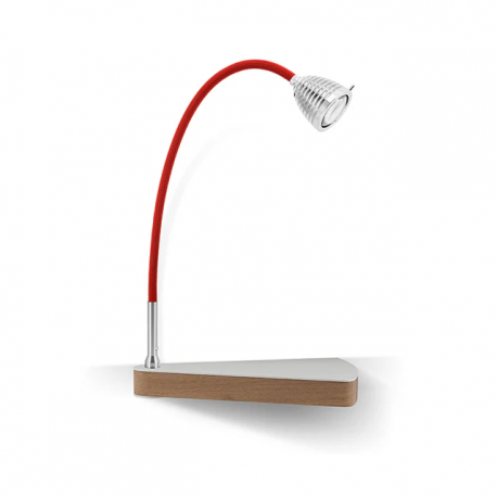 Etagère en aluminium avec lampe Athena Design Dr Watson