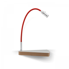 Etagère en aluminium avec lampe Zeus Design Dr Watson