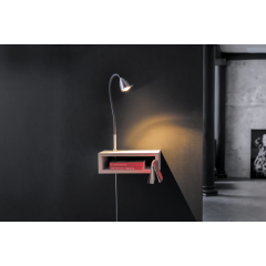 Etagère avec lampe focalisable Athenes intégrée Design Eichendorff