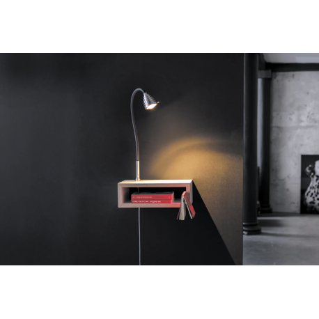 Etagère avec lampe focalisable Athenes intégrée Design Eichendorff