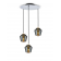 Suspension en aluminium avec abat-jour en verre Design Ethique