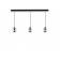Suspension en aluminium avec abat-jour en verre Design Ethique