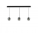 Suspension en aluminium avec abat-jour en verre Design Ethique