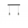 Suspension en aluminium avec abat-jour en verre Design Ethique