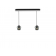 Suspension en aluminium avec abat-jour en verre Design Ethique