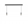 Suspension en aluminium avec abat-jour en verre Design Ethics PL