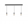Suspension en aluminium avec abat-jour en verre Design Ethics PL