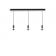 Suspension en aluminium avec abat-jour en verre Design Ethics PL