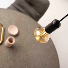 Suspension automatisable avec abat-jour en verre Design Ethics MPL