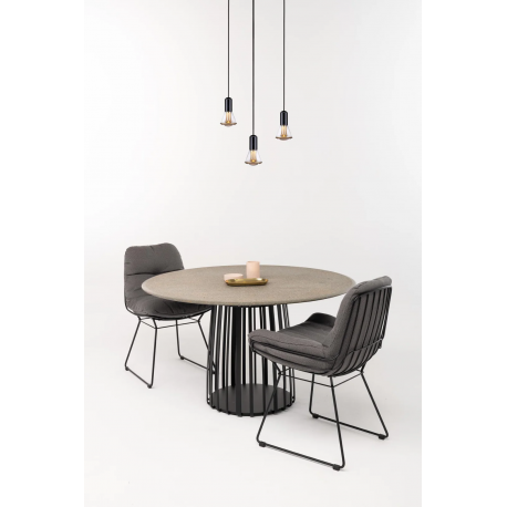 Suspension automatisable sur rail avec abat-jour en verre Design Ethics SPL