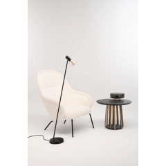 Lampadaire avec abat-jour en verre Design Ethique