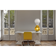 Lampadaire automatisable en verre soufflé Design Scoop