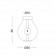 Plafonnier ou applique automatisable en verre soufflé artisanalement Design Scoop