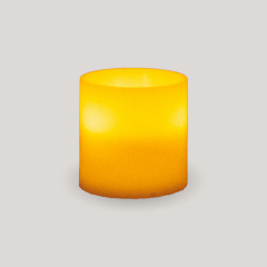 Pack de 8 bougies Led en cire naturelle Design Dolo 3 Wicks