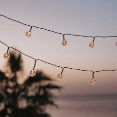 Lot de 5 guirlandes solaires Design Griselda Glossy