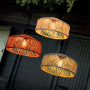 Suspension en PVC recyclé tressé Design Calabardina