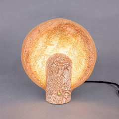 Lampe de table en céramique Design Cagliari Fer Rouge