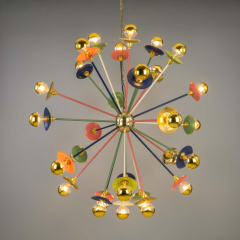 Lustre Chandelier Design Tokyo Multicolore
