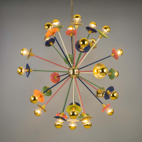 Lustre Chandelier Design Tokyo Multicolore