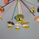Lustre Chandelier Design Tokyo Multicolore