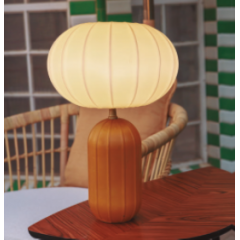 Lampe de table d'extérieur solaire Design Rachel 45