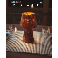 Lampe de table rechargeable ou filaire Design Lola Nature