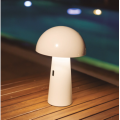 Lampe de table sur batterie rechargeable Design Shitake