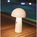 Lampe de table sur batterie rechargeable Design Shitake