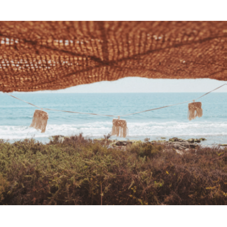 Guirlande solaire ou secteur 5 mètres pour extérieur Design Mykonos