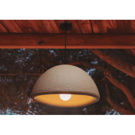 Suspension d'extérieur cablée ou rechargeable Design Luna