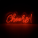 Luminaire néon acrylique Cheers, 58 cm IP20