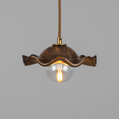 Suspension en céramique Design Rivale Fer Rouillé