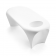 Table d'extérieur lumineuse ou inerte, en polyéthylène ou velours, Design Lily
