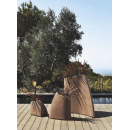 Pot de fleur finition velours Design Tao