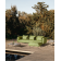 Divan 3 places d'extérieur inclinable en aluminium Design Piuma