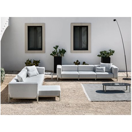 Divan de jardin en aluminium Design Push