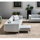 Lounge Divan Méridienne 2 ou 3 places en aluminium Design Push