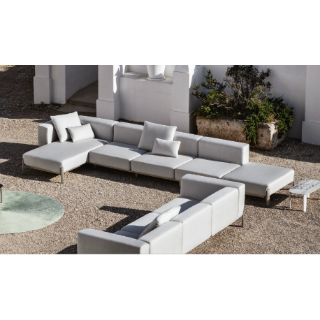 Divan de jardin aluminium Design Push