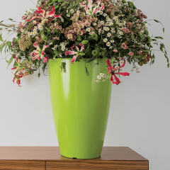 Vase rond en résine Design Prisma