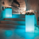 Jardinière lumineuse Design Cube