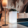 Jardinière lumineuse Design Cube