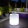 Table basse lumineuse en résine Design Relax