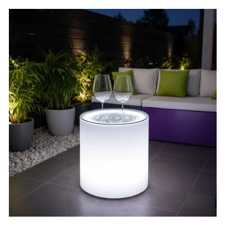 Table basse lumineuse en résine Design Relax