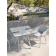 Table d'extérieur en aluminium recyclable Design Mimi