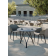 Table d'extérieur en aluminium recyclable Design Mimi